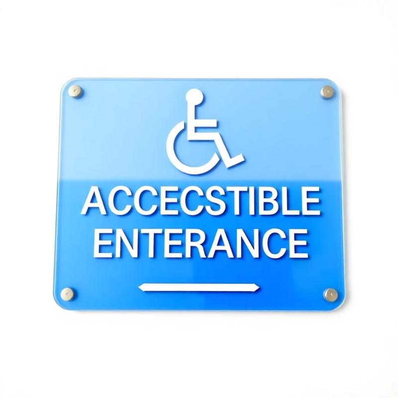Accessible Entrance Sign