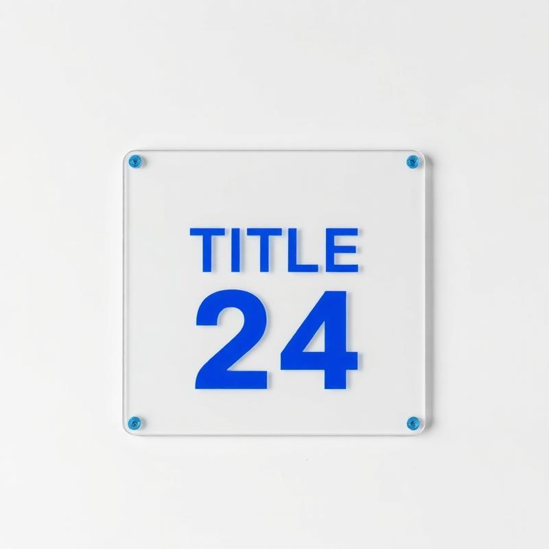 California Triangle Door Sign