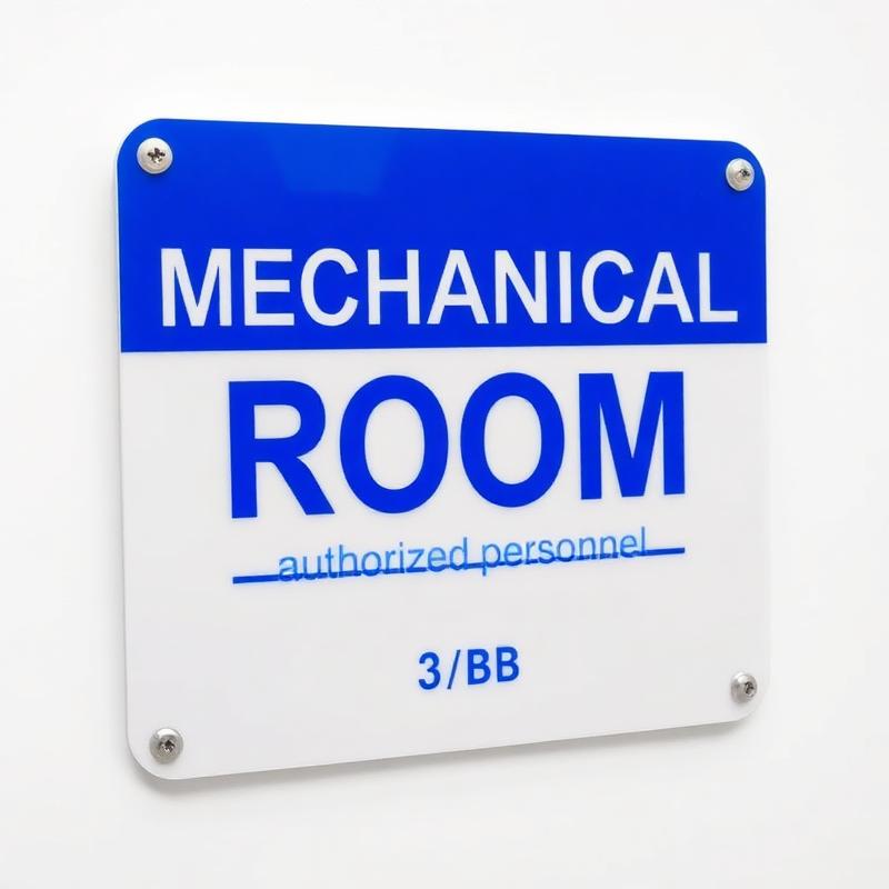 Mechanical Room Sign