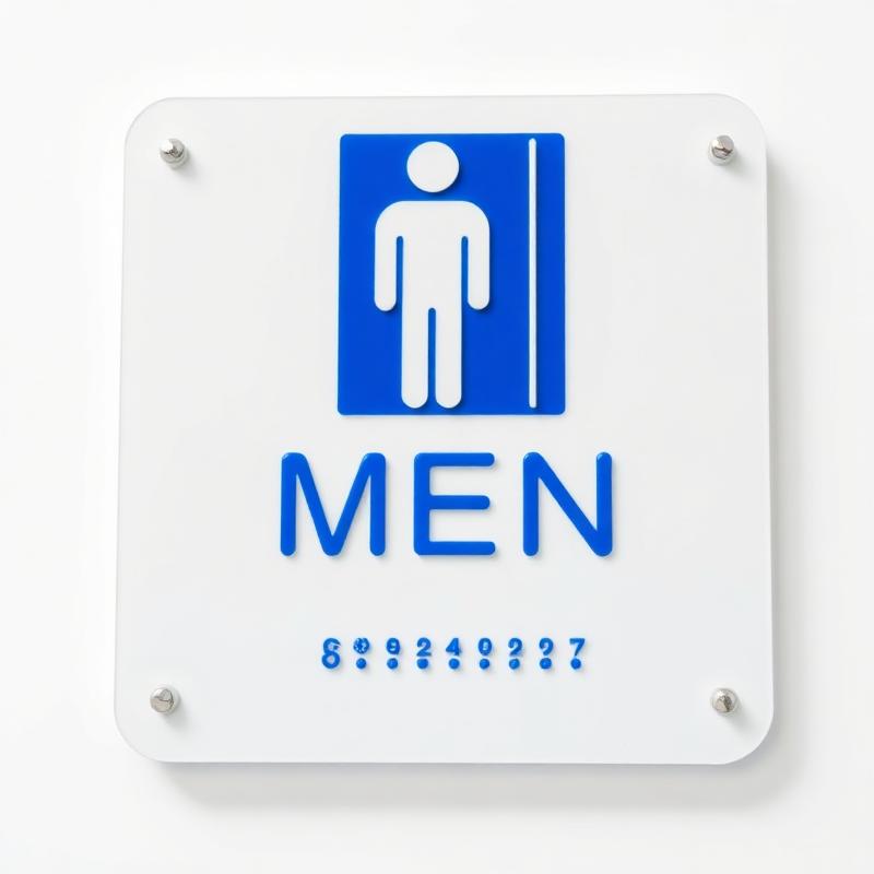 Men's Restroom Sign